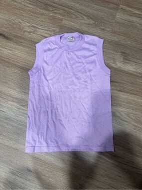 Vintage 70’a Sportswear Women's Sleeveless Tank Top in Light Lilac